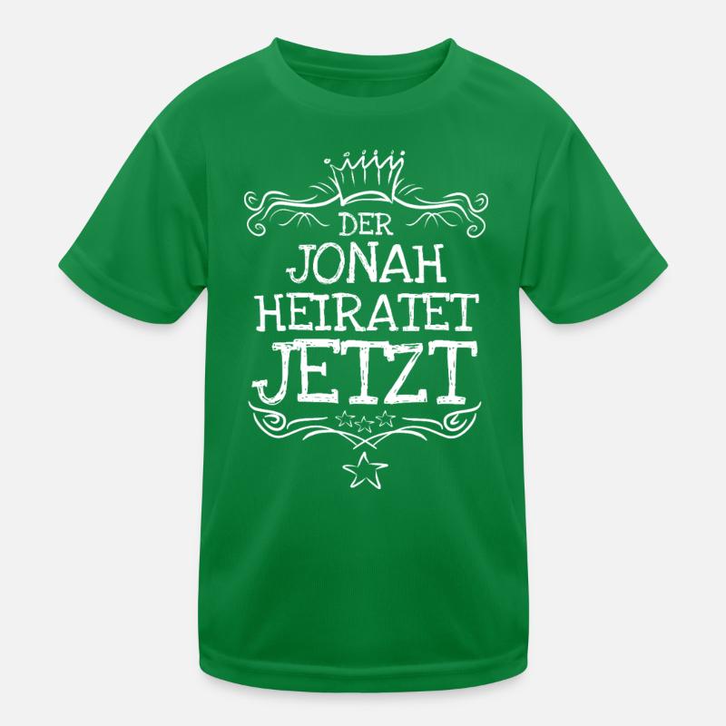 Jonah als Bachelor Kinder Funktions-T-Shirt