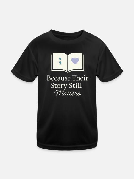 Suicide Loss Remembrance Walk Suicide - Kids Functional T-Shirt - black - Front