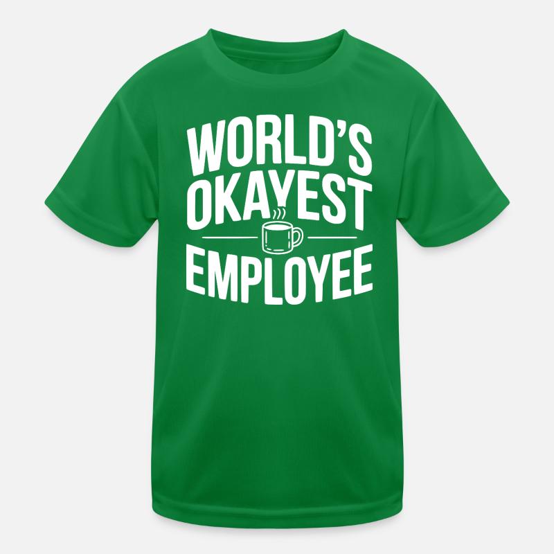 Der beste Mitarbeiter der Welt Kinder Funktions-T-Shirt