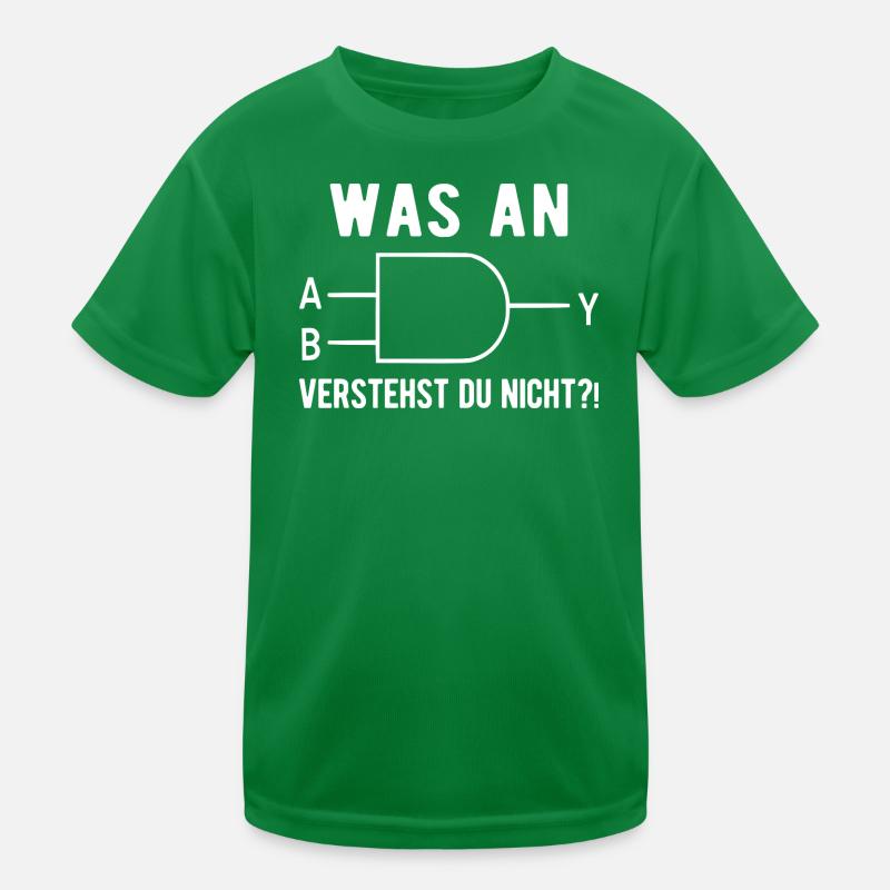 Computer Scientist Nerd Programmer Admin Ges Kids Functional T-Shirt