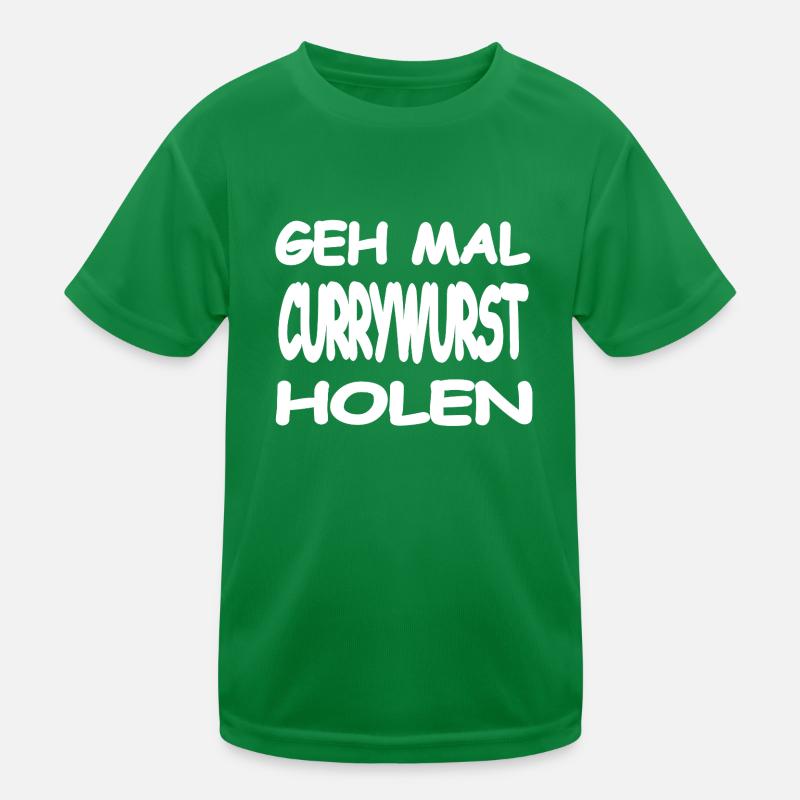 Currywurst Kids Functional T-Shirt