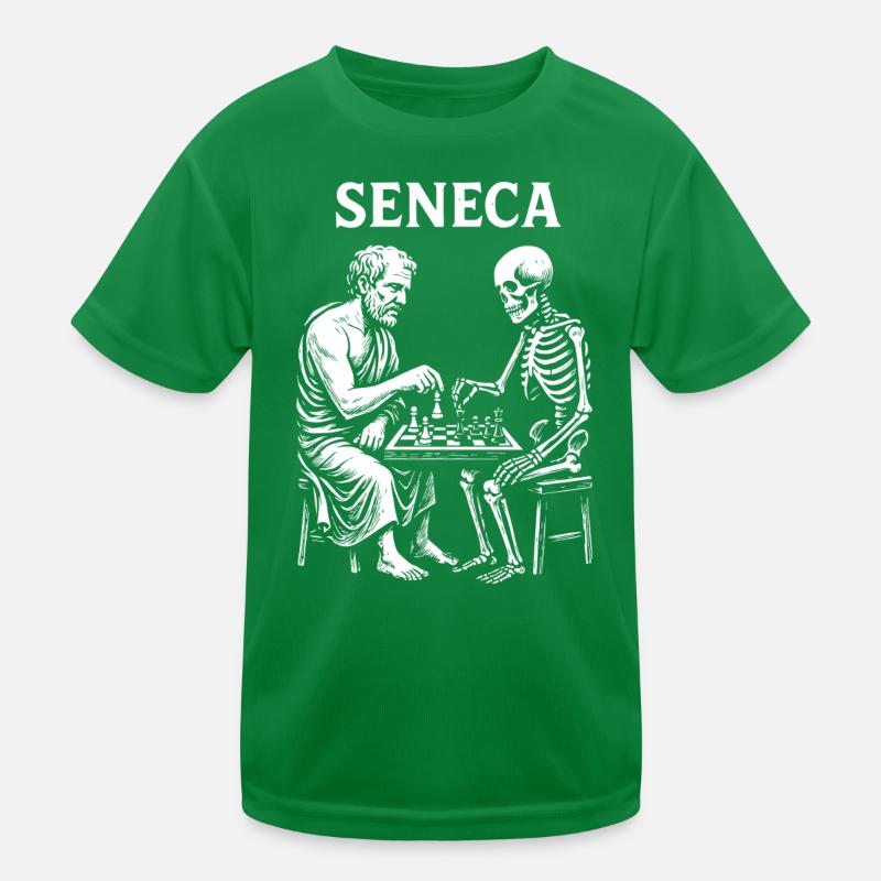 Seneca Skelettschach Kinder Funktions-T-Shirt