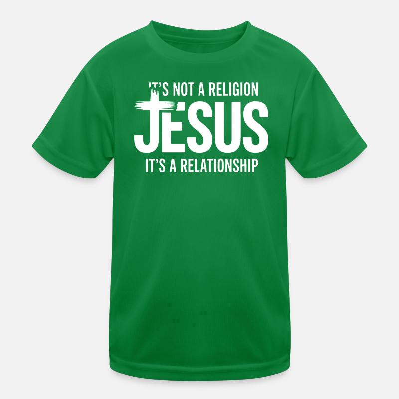 Jesus-Beziehungs-Tee Kinder Funktions-T-Shirt