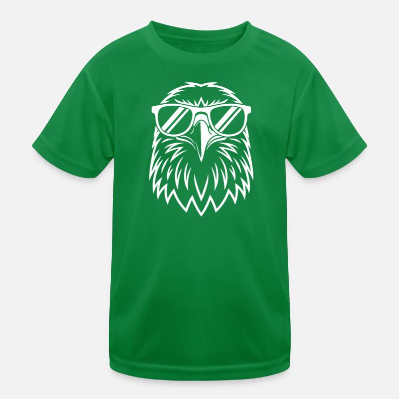 Aviator Eagle Sunglasses Kids Functional T-Shirt
