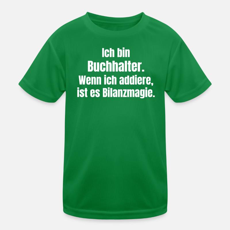 Déclaration du comptable magique du bilan T-shirt sport Enfant