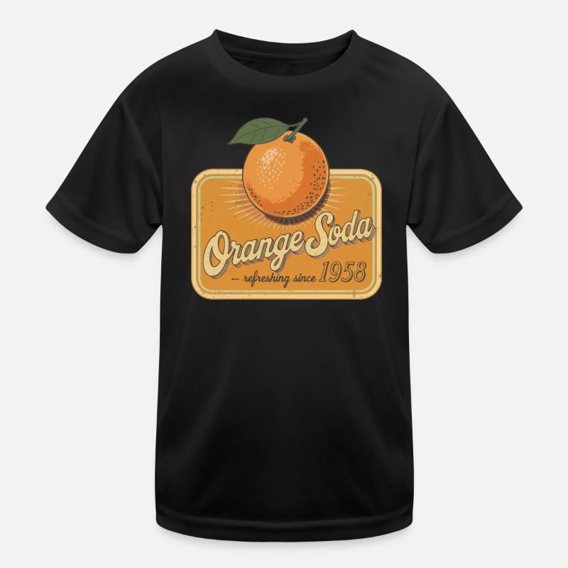 Retro Orange Soda – Since 1958 Kinder Funktions-T-Shirt