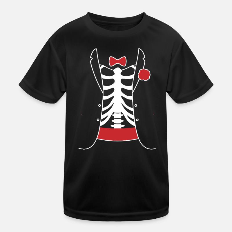 TUXEDO - Kids Functional T-Shirt - black