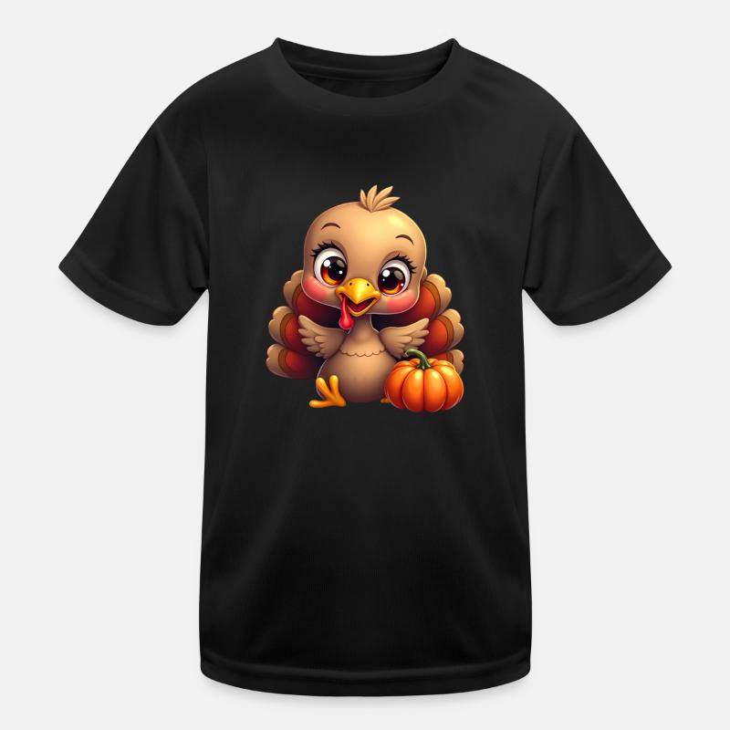 Bébé dinde de Thanksgiving T-shirt sport Enfant