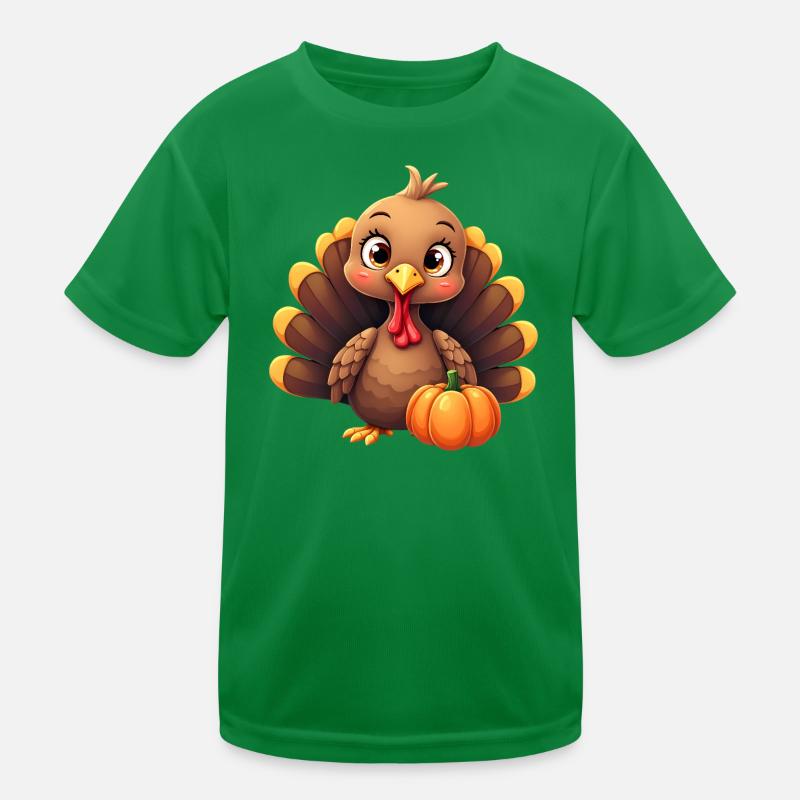 Bébé dinde de Thanksgiving T-shirt sport Enfant