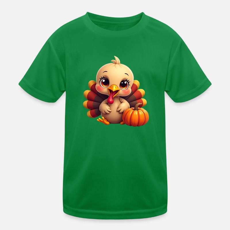 Bébé dinde de Thanksgiving T-shirt sport Enfant
