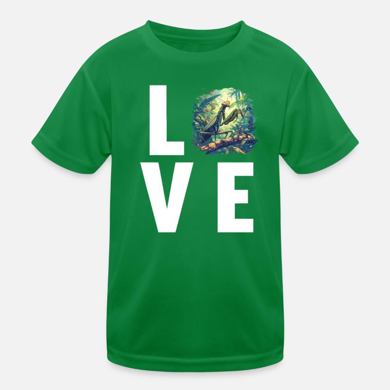 Gottesanbeterinnen Gottesanbeterin Kinder Funktions-T-Shirt