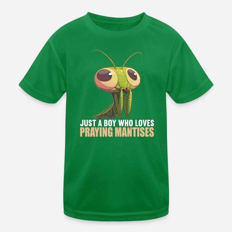 Gottesanbeterinnen Gottesanbeterin Kinder Funktions-T-Shirt