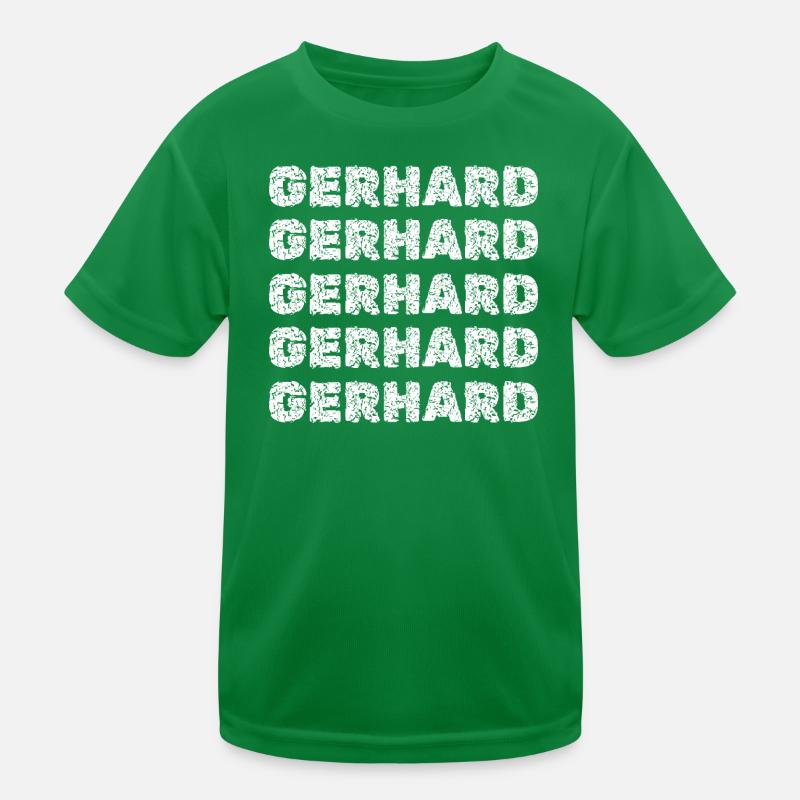 Gerhard als Gerhard Kinder Funktions-T-Shirt