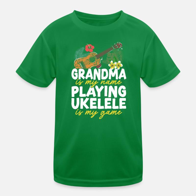 Hawaiian Ukulele Uke Grandma Kinder Funktions-T-Shirt