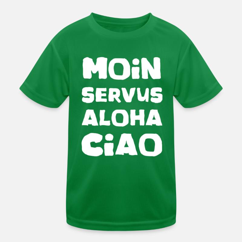 Moin servus aloha ciao T-shirt sport Enfant