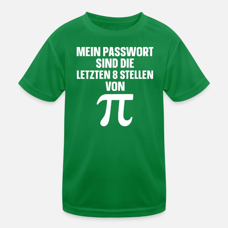 PI's last 8 digits Kids Functional T-Shirt