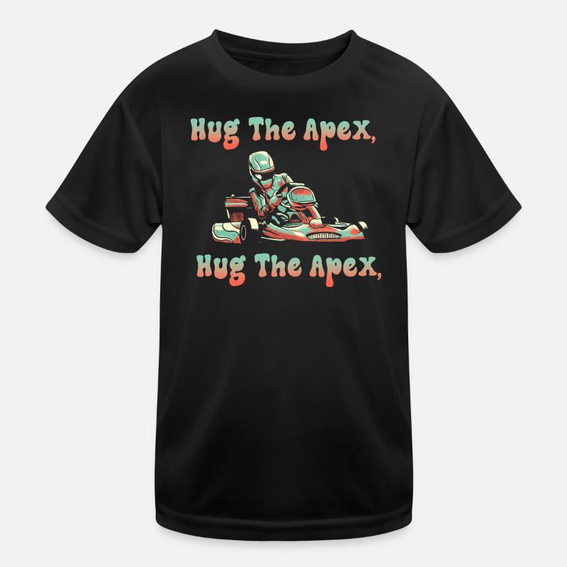 Umarmt das Apex-Kart Kinder Funktions-T-Shirt
