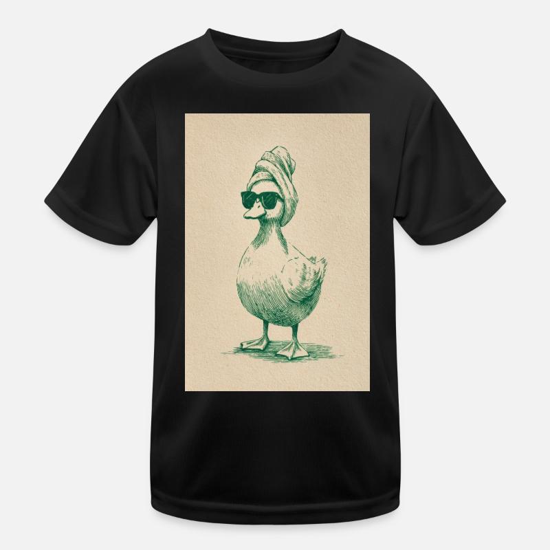 Canard turban vintage T-shirt sport Enfant
