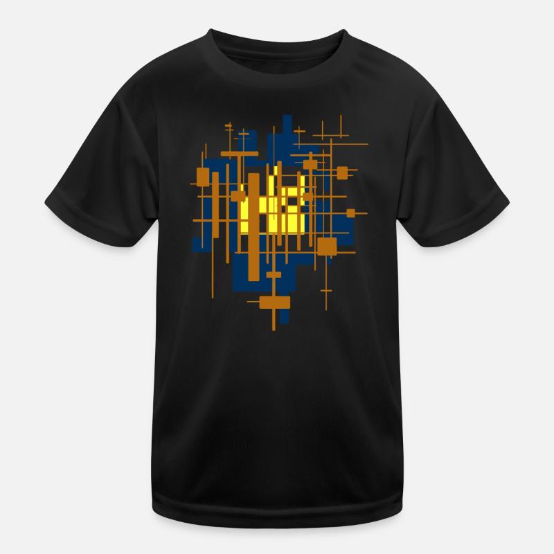 Abstrakt Kinder Funktions-T-Shirt