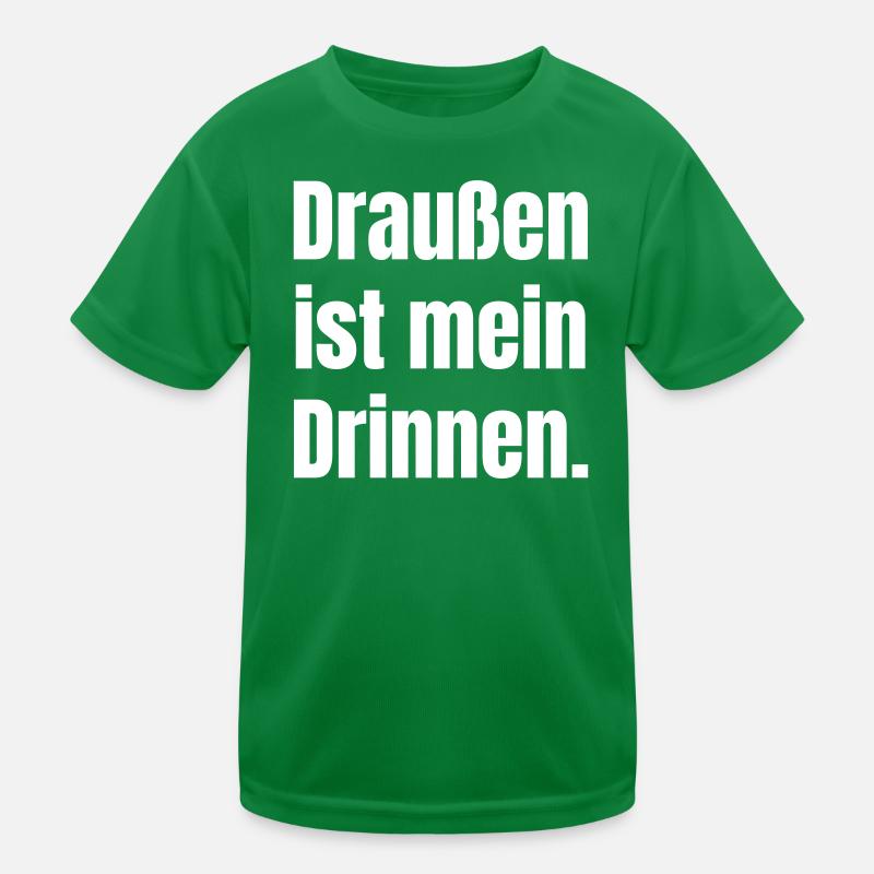 Dehors, c’est mon intérieur T-shirt sport Enfant