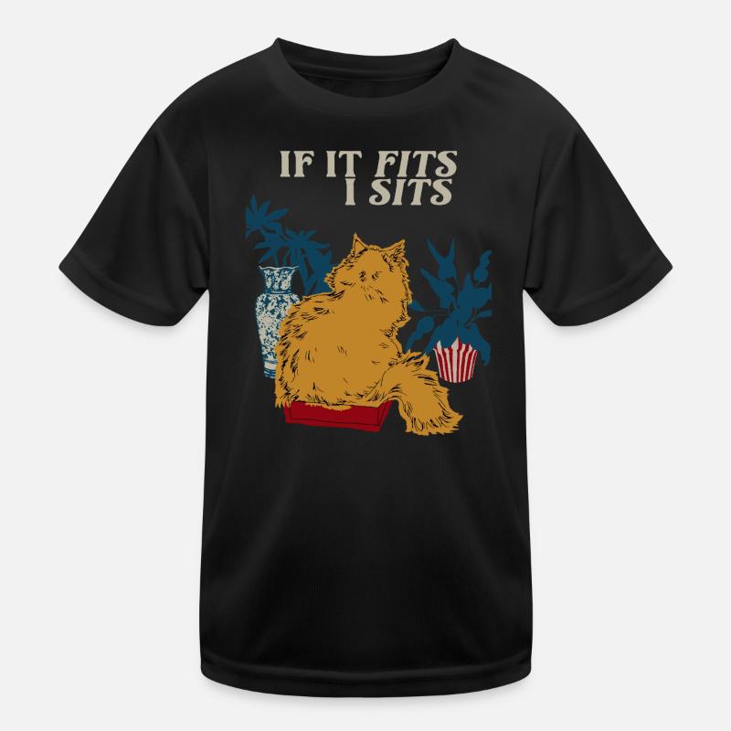 WENN ES IN EINEN SITZ PASST Kinder Funktions-T-Shirt