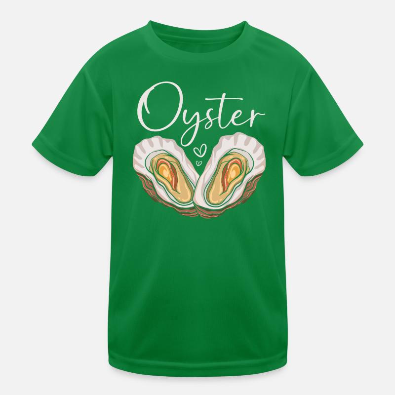 Austern Kinder Funktions-T-Shirt