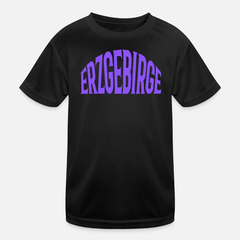 Ore Mountains Kids Functional T-Shirt