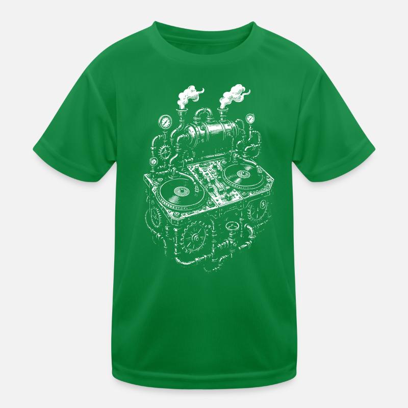 Steampunk Console Music Kids Functional T-Shirt