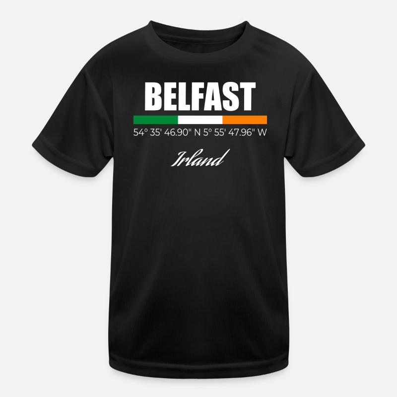 Belfast - Kids Functional T-Shirt - black
