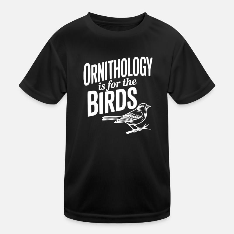 Ornithology is for the Birds Kids Functional T-Shirt