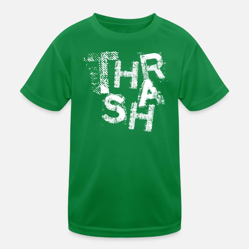 Typographie du Grunge Thrash Metal T-shirt sport Enfant