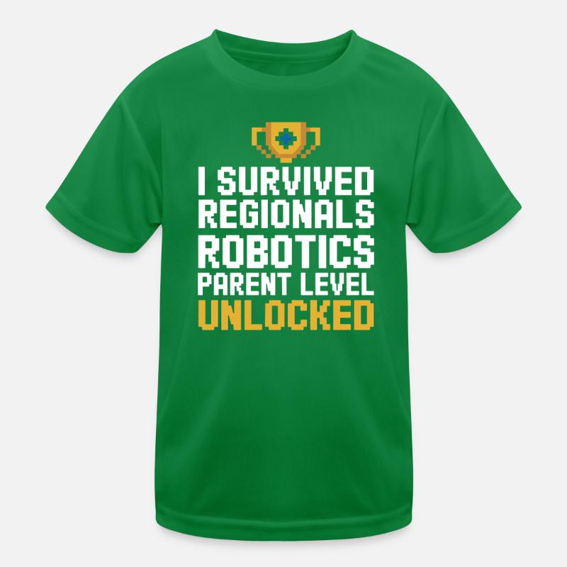 Roboterteam-elterngeschenk Kinder Funktions-T-Shirt