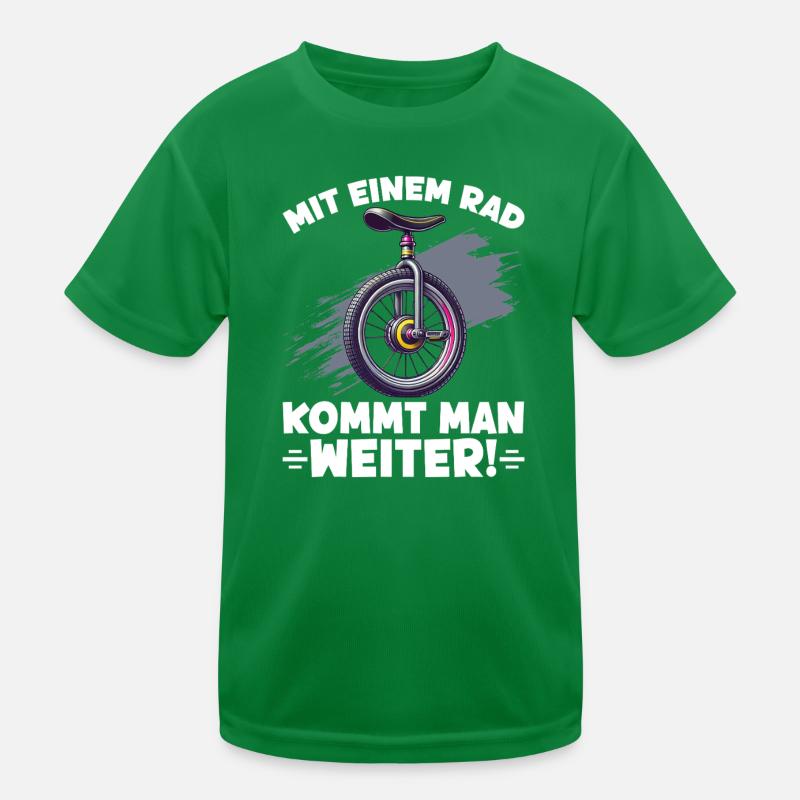 Avec une seule roue, on va plus loin T-shirt sport Enfant