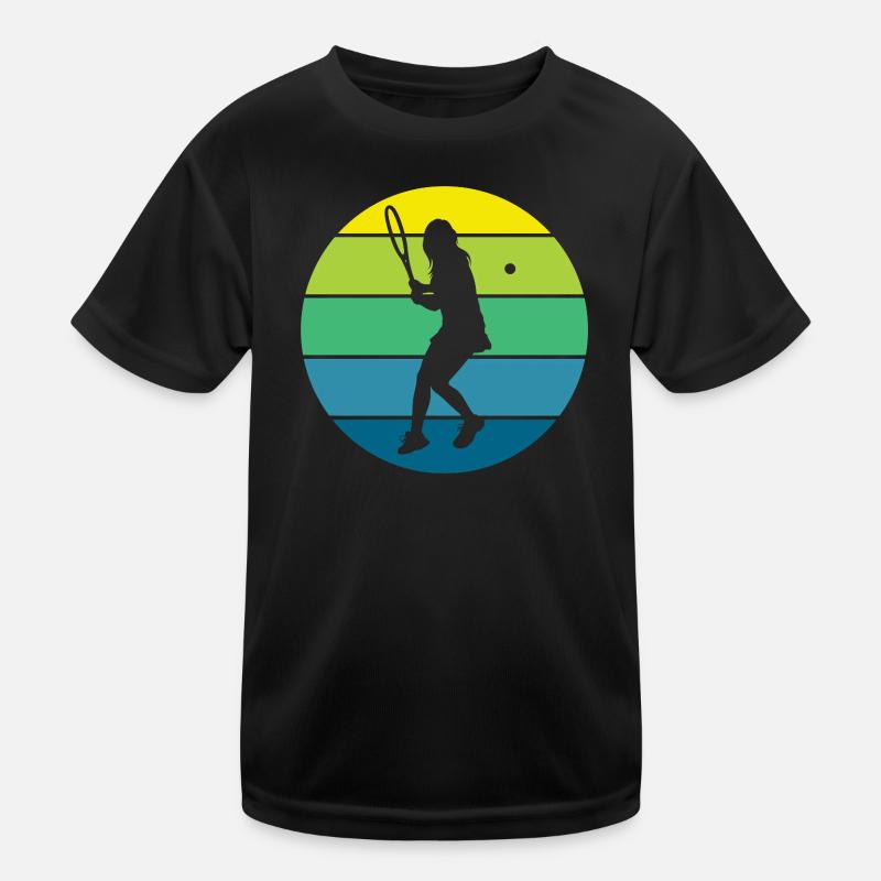 Tennis Kinder Funktions-T-Shirt