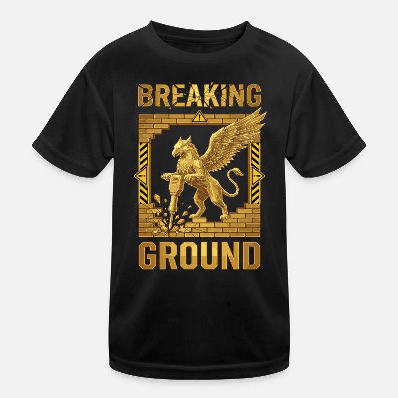 Breaking Ground Greif Kinder Funktions-T-Shirt