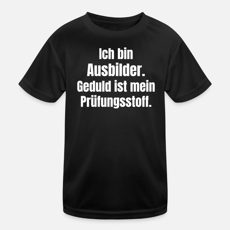 Patience as exam material Instructor Kids Functional T-Shirt