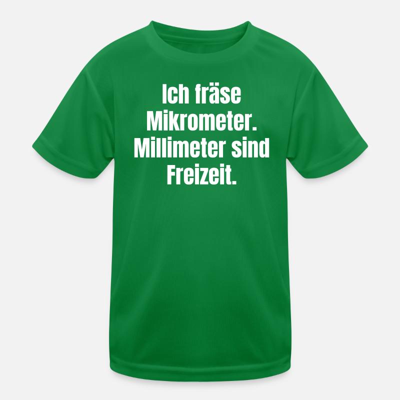 Micrometer saying Kids Functional T-Shirt