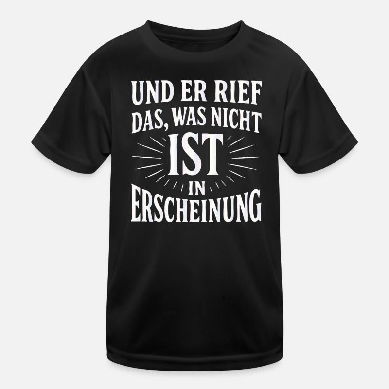 And he called forth that which is not Kids Functional T-Shirt