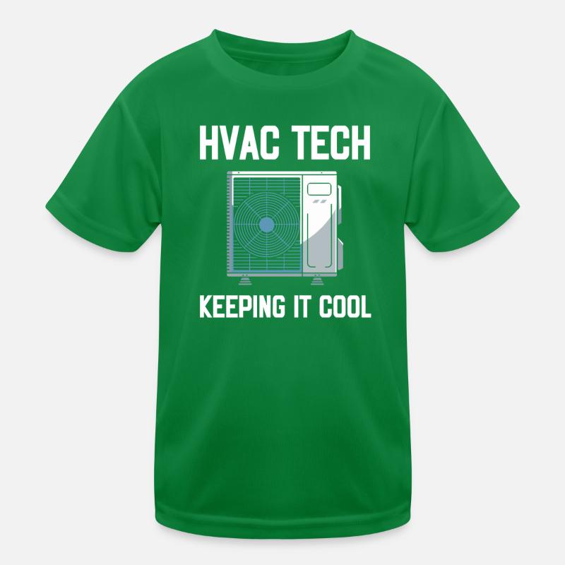 Technicien CVC qui garde le calme en disant technicien T-shirt sport Enfant