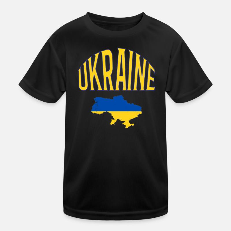 Ucraina Maglietta sportiva per bambini