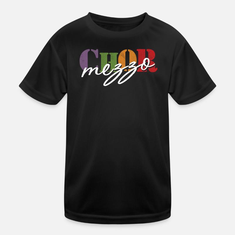 Choir mezzo-soprano Kids Functional T-Shirt