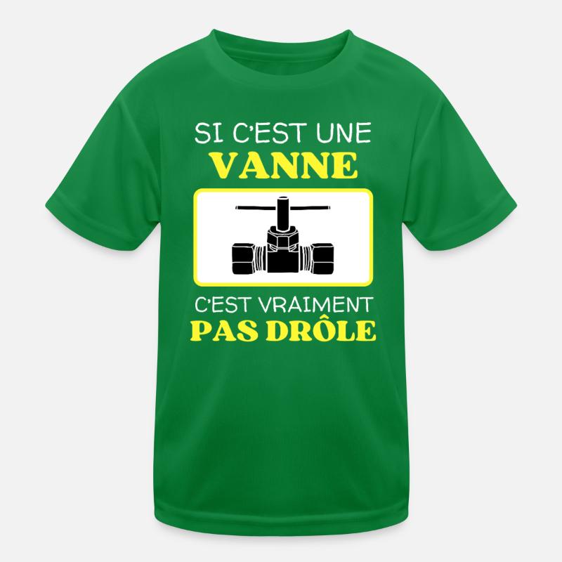 Une Vanne Pas Drôle T-shirt sport Enfant