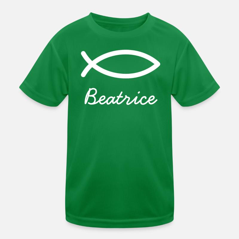 Beatrice christlicher Name mit B Mädchenname Taufe Kinder Funktions-T-Shirt