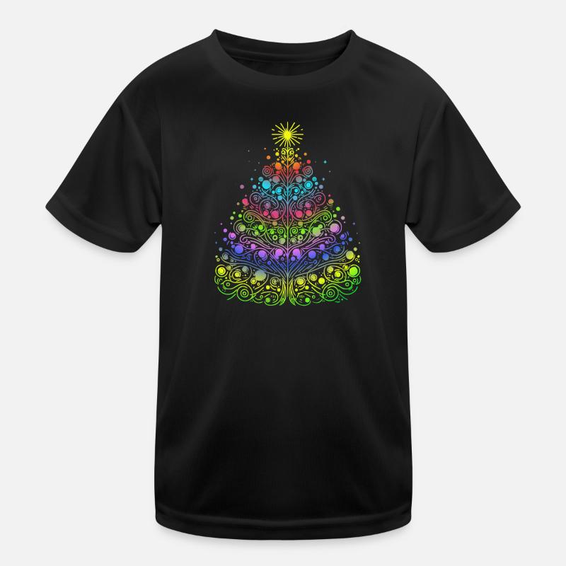 Christmas tree Kids Functional T-Shirt