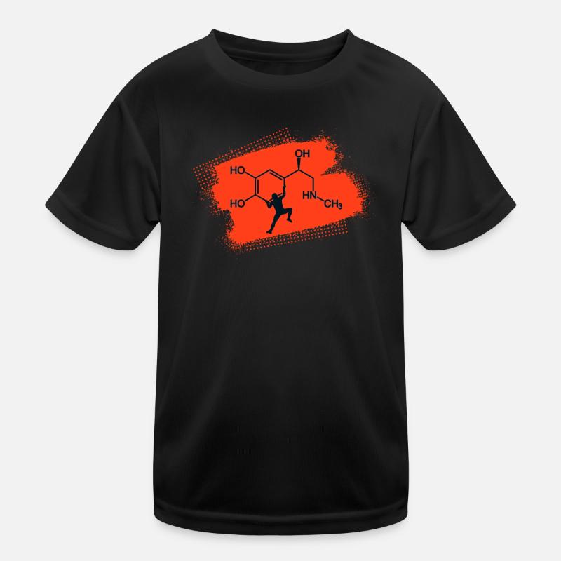 Klettern Adrenalin Junkie Kinder Funktions-T-Shirt