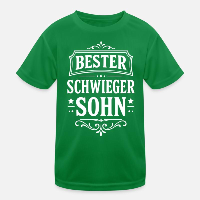 Bester Schwiegersohn Geschenk von Schwiegereltern Kinder Funktions-T-Shirt