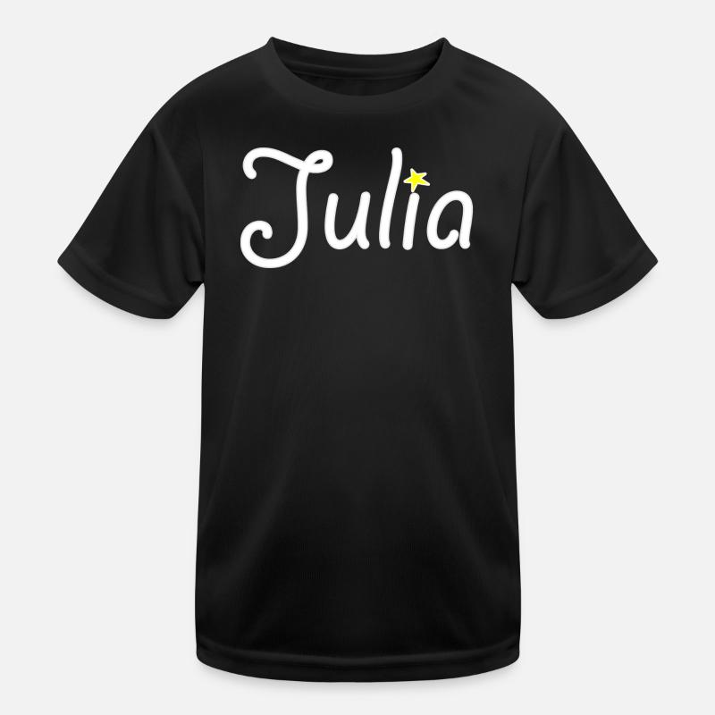 Julia - Kids Functional T-Shirt - black