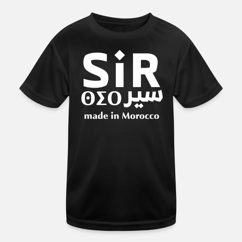 Sir Maroc Hergestellt in Marokko Kinder Funktions-T-Shirt