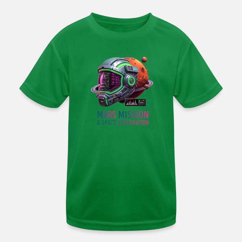 Mars Mission Kids Functional T-Shirt