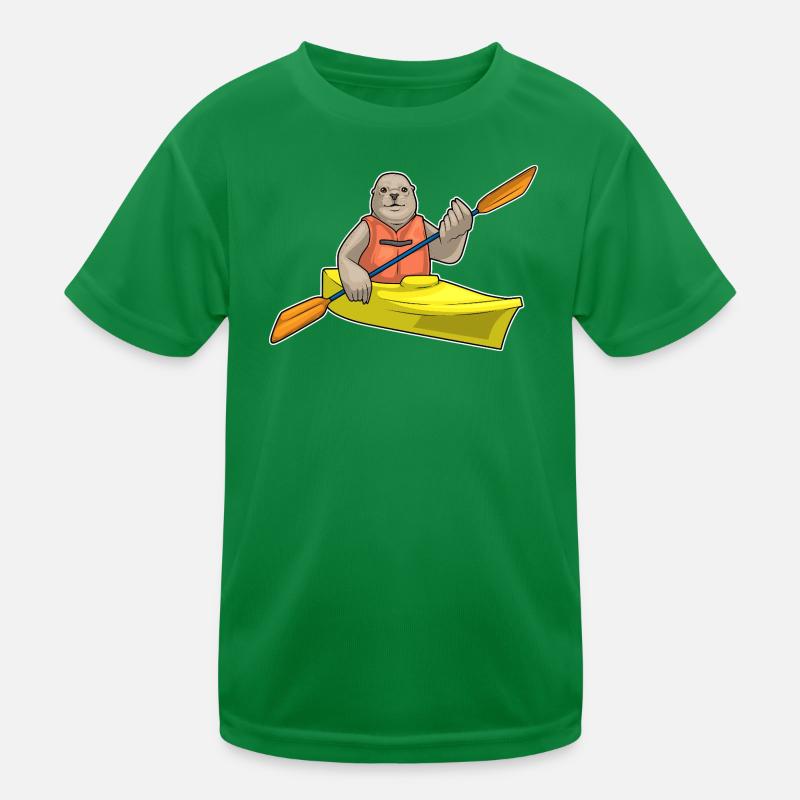Seal small boat Kids Functional T-Shirt